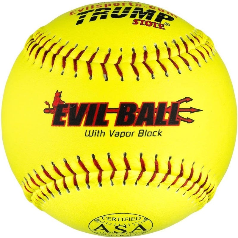 Ball ASA 44-375 HOT Leather Cover 44 core 375 Compression Softball, 12-Inch Comp, Pack of 12